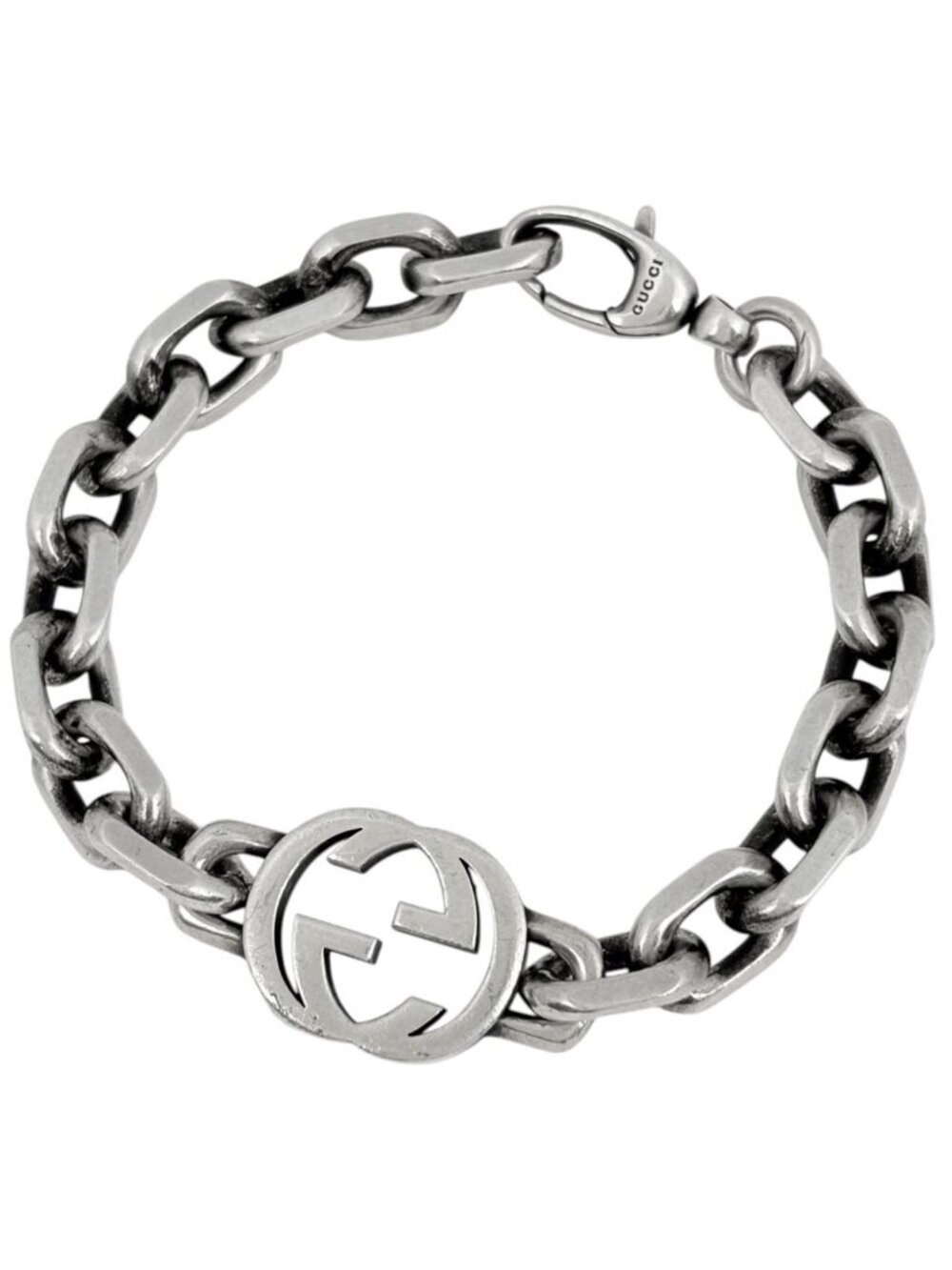 Gucci Bracelet Interlocking G 925 Sterling Silver